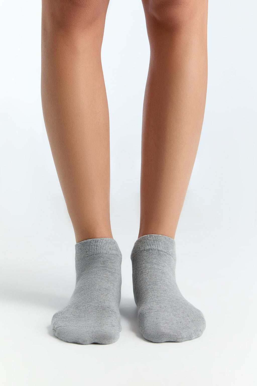 Unisex Trainer Socks, Grey - Melange (6-Pack)