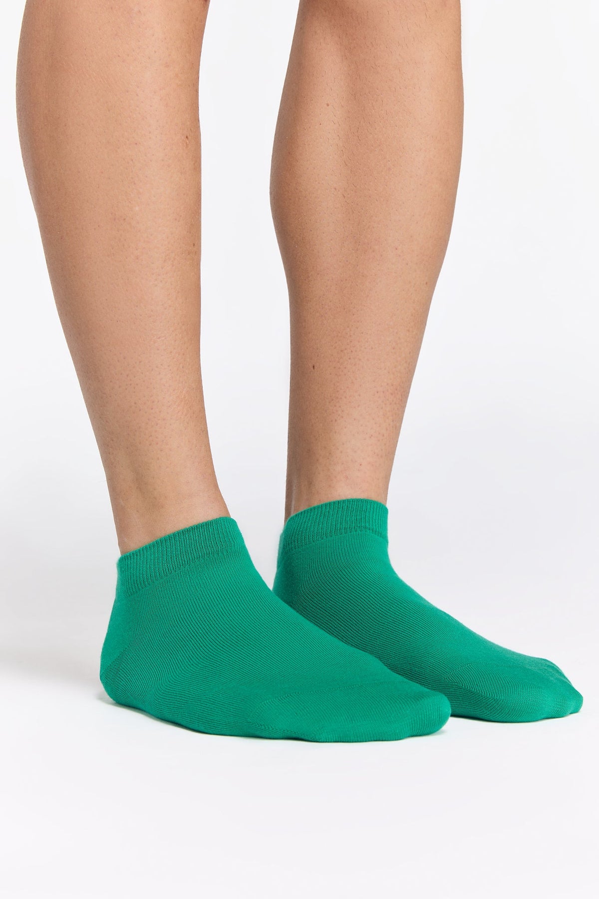 Trainer Socks, Green (6-Pack) — Albero Natur