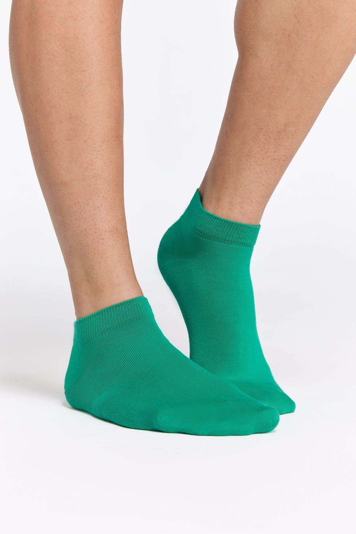Trainer Socks, Green (6-Pack) — Albero Natur, view 2