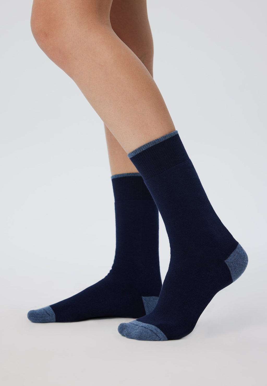 Unisex Towelling Socks, Indigo (6-Pack)