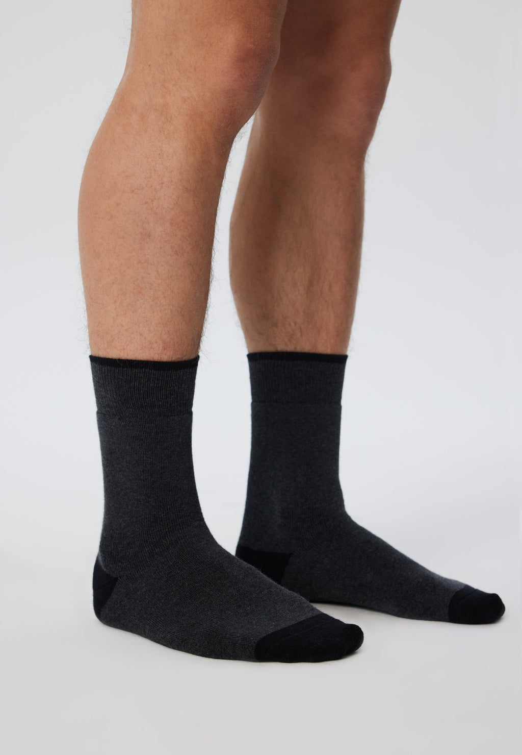 Unisex Towelling Socks, Anthracite - Melange (6-Pack)
