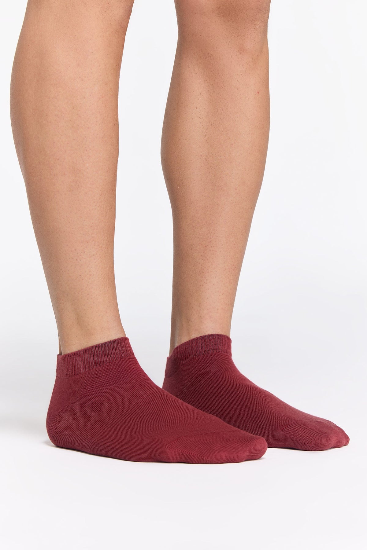 Trainer Socks, Red Ochre (6-Pack) — Albero Natur