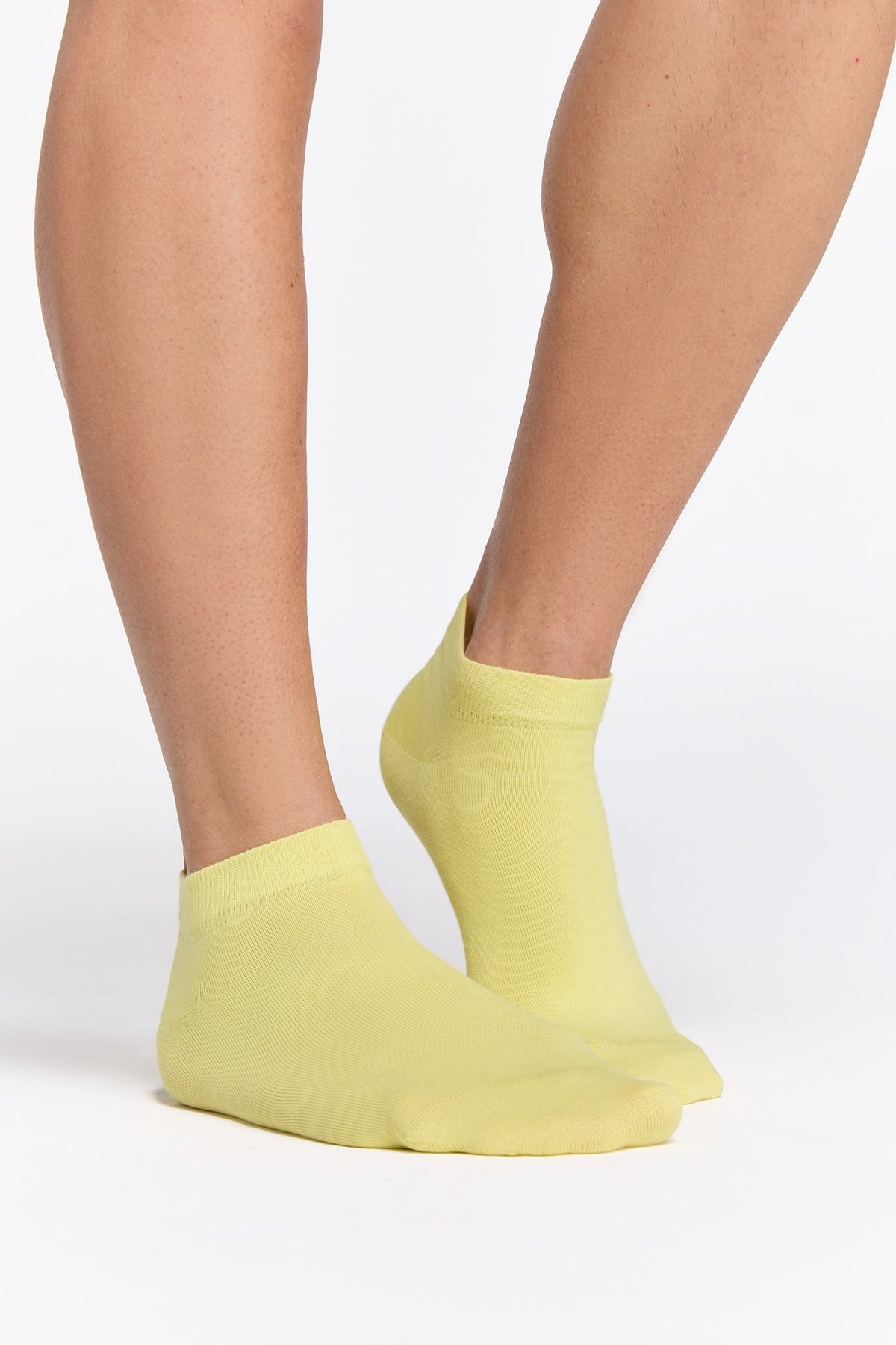 Trainer Socks, Lime (6-Pack) — Albero Natur, view 2