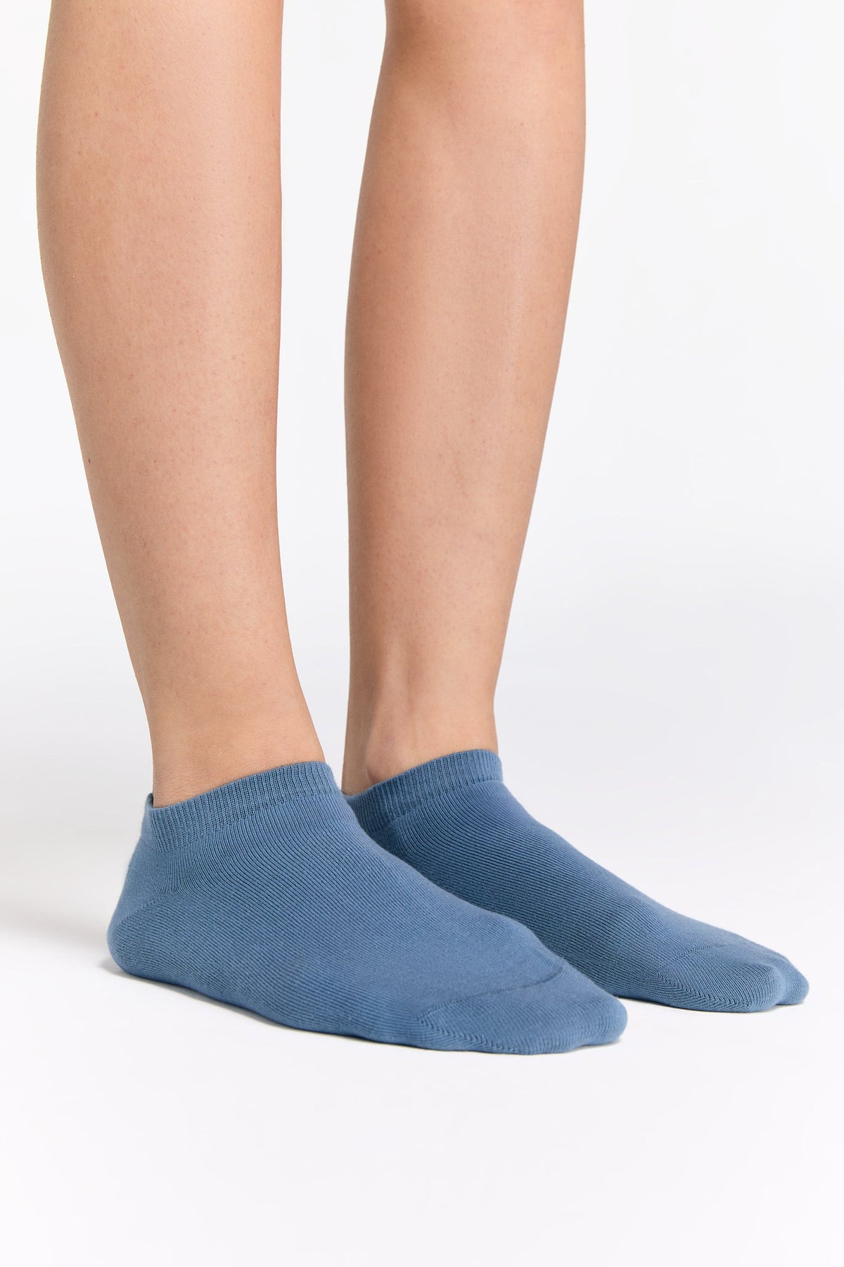 Trainer Socks, Alpine Grey (6-Pack) — Albero Natur, view 2