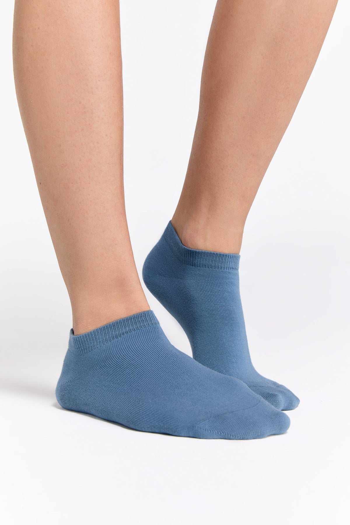 Trainer Socks, Alpine Grey (6-Pack) — Albero Natur, view 3