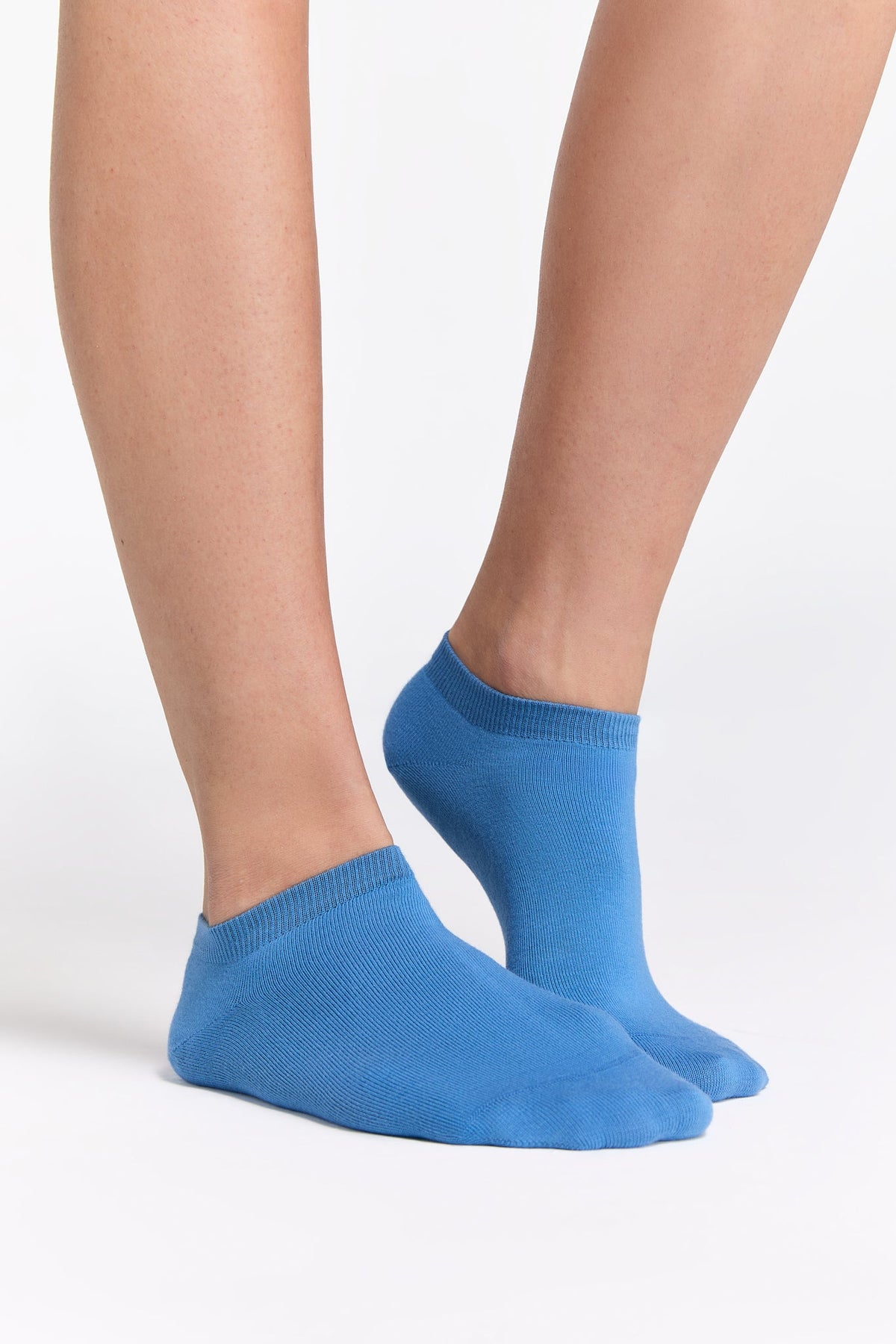 Trainer Socks, Aquamarine (6-Pack) — Albero Natur, view 2