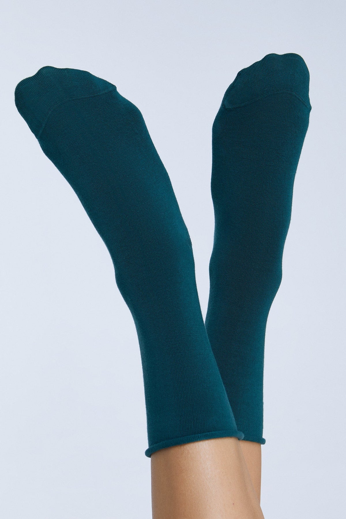 Socks with Rolled Edge, Pine Needle (6-Pack) — Albero Natur, view 2