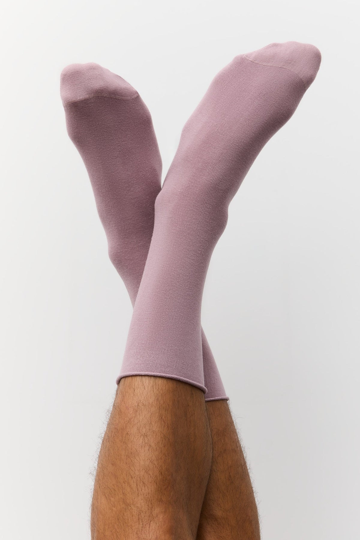Unisex Socks with Rolled Edge, Berry (6 Pair) — Albero Natur