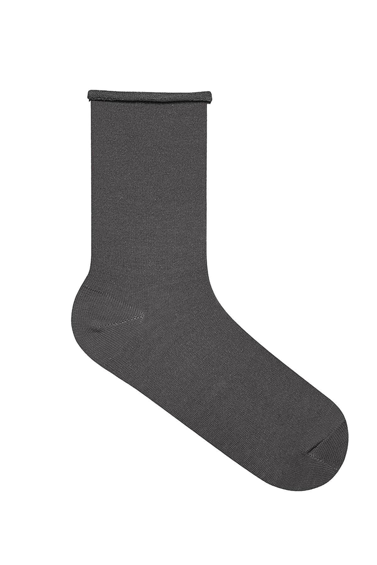 Unisex Socks with Rolled Edge, Fume (6 Pair) — Albero Natur, view 4