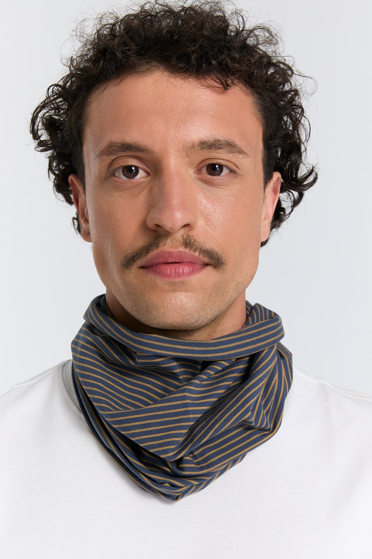 Unisex Snood, Indigo-Ginger — Leela Cotton