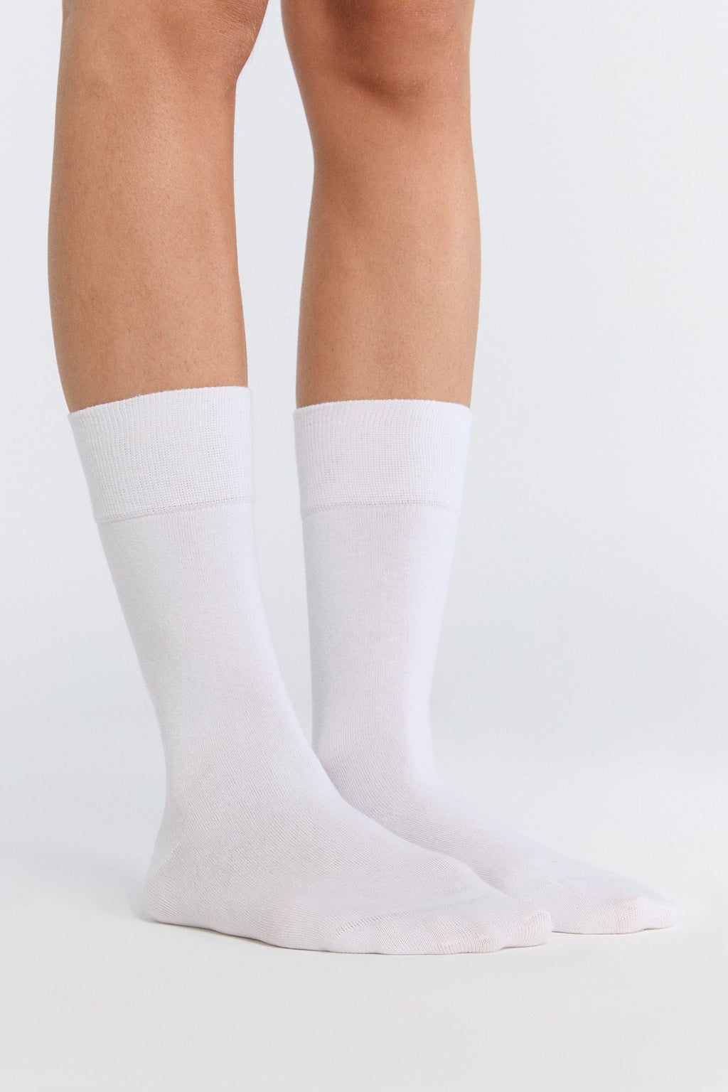 Unisex Socks, Natural White (6-Pack)