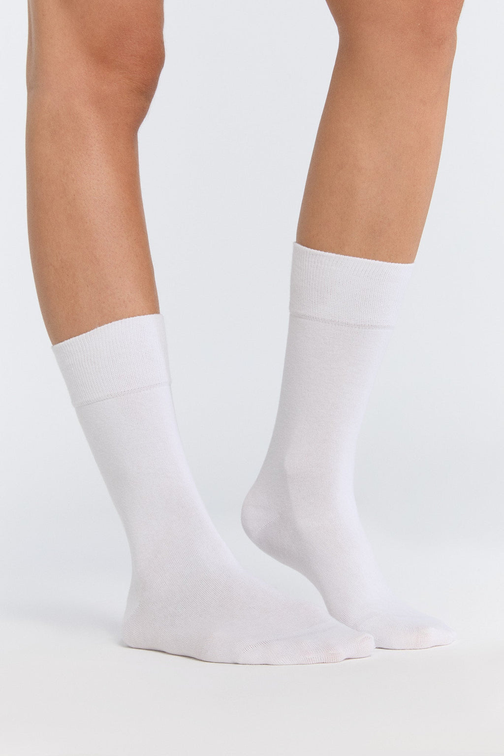 Unisex Socks, Natural White (6-Pack)