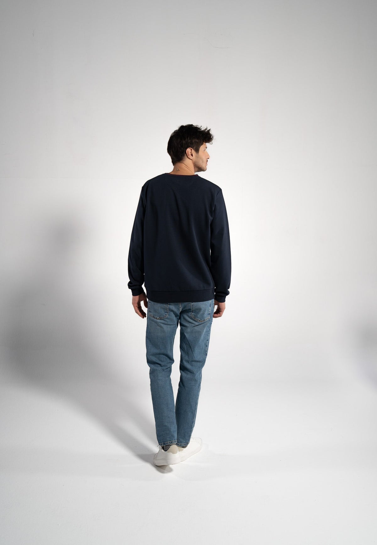 Men's Sweatshirt, Navy — GORG, view 3