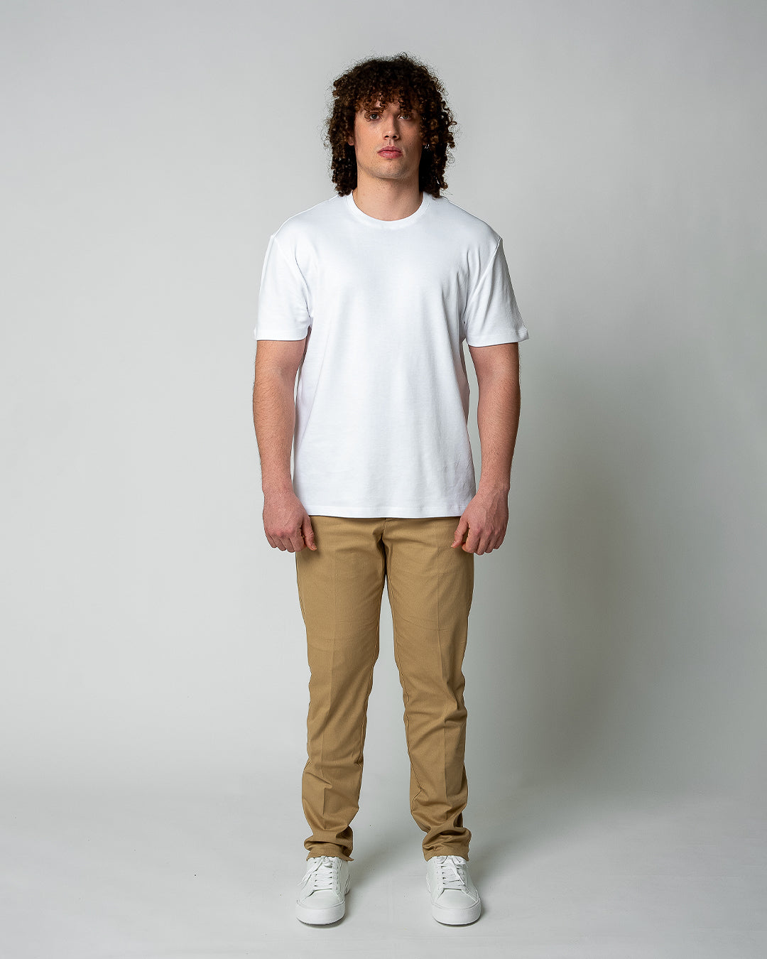Men's T-Shirt, White — GORG, view 4