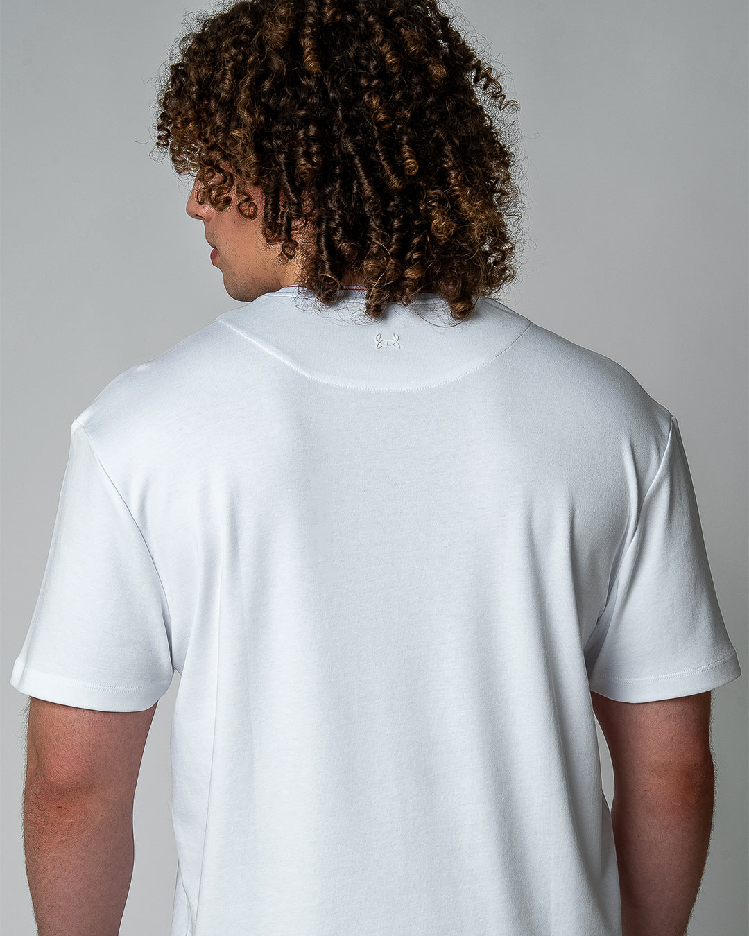 Men's T-Shirt, White — GORG, view 2