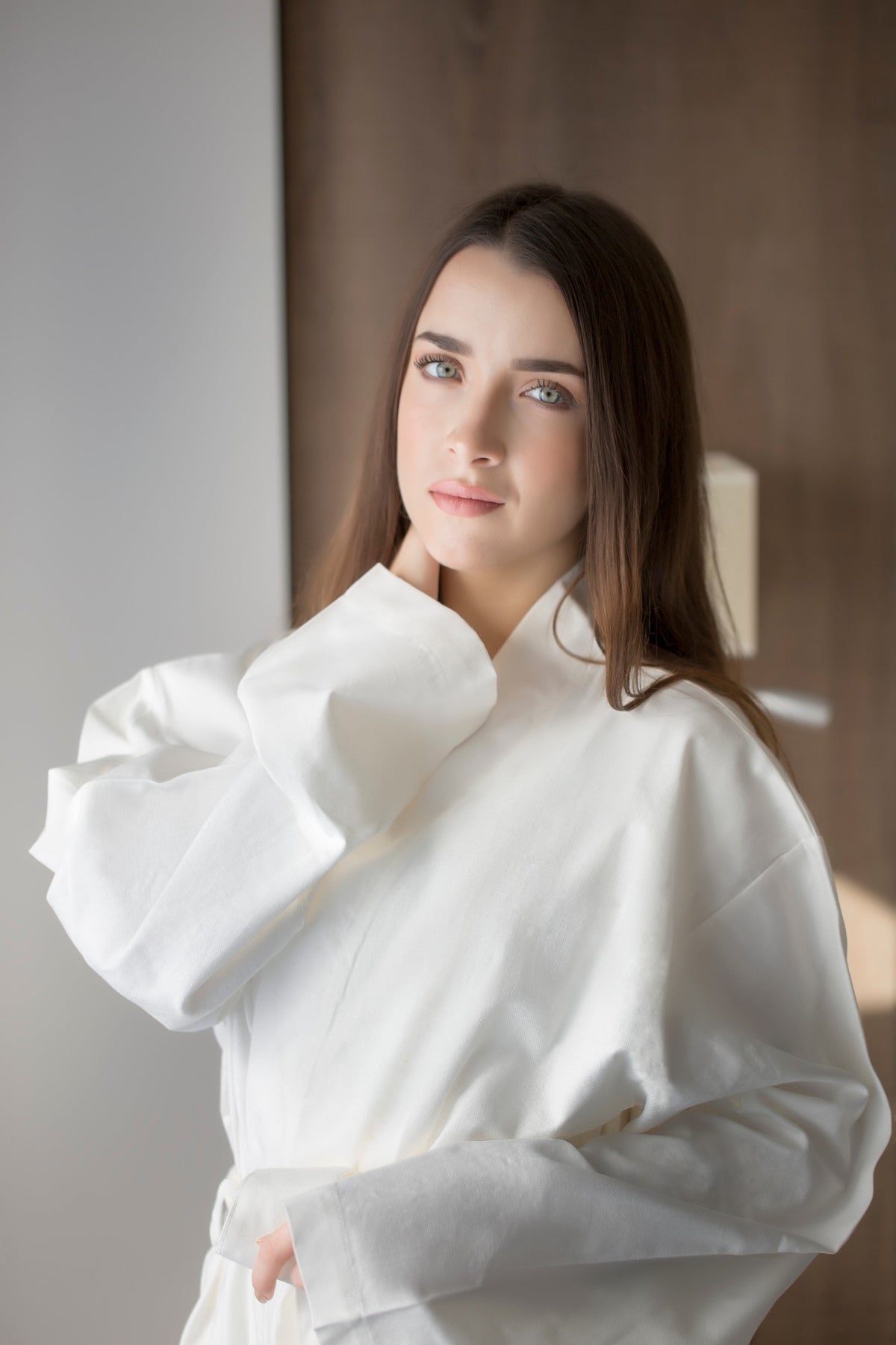 Kimono Dressing Gown-Natural — EO Home