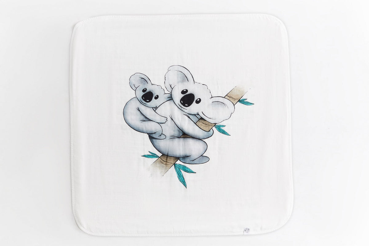 Baby Blanket Koala 75 cm x 75 cm — Hello Mama, view 2