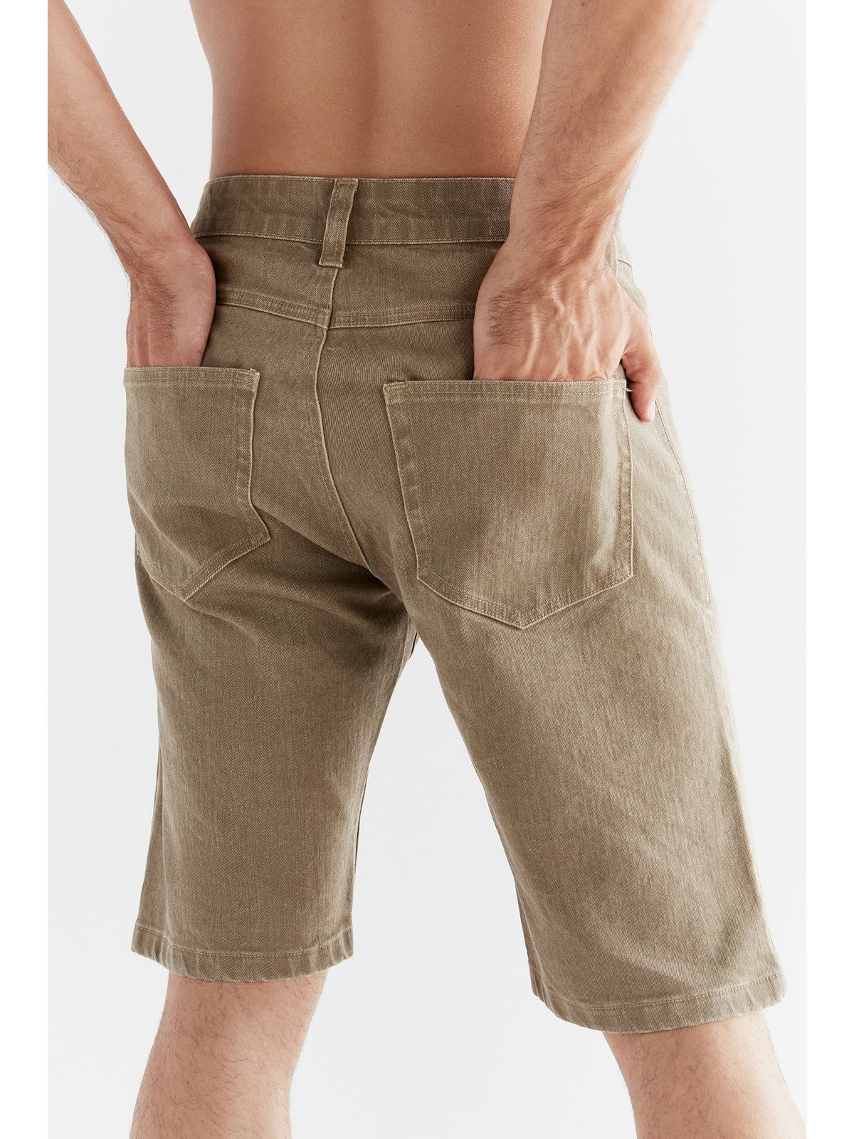 Men's Denim Shorts in Tone Wash, Caribe