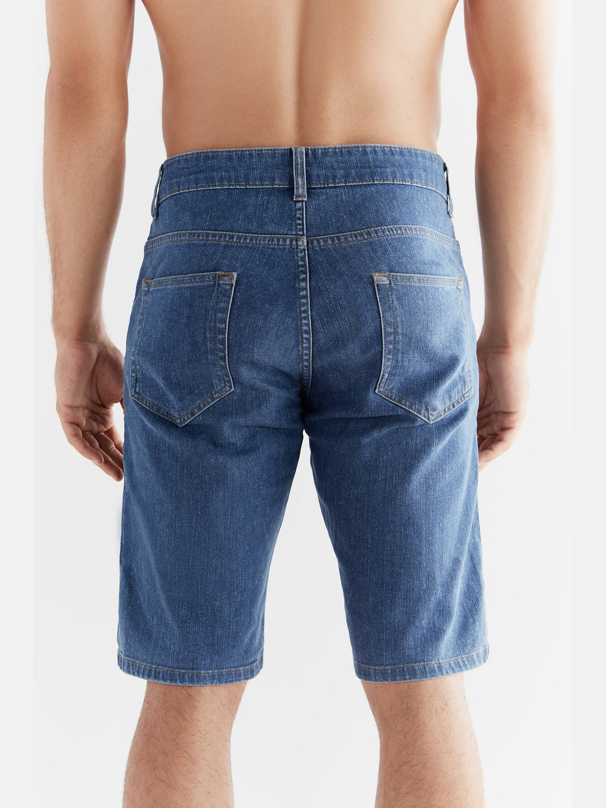 Men's Denim Shorts, Ocean Blue