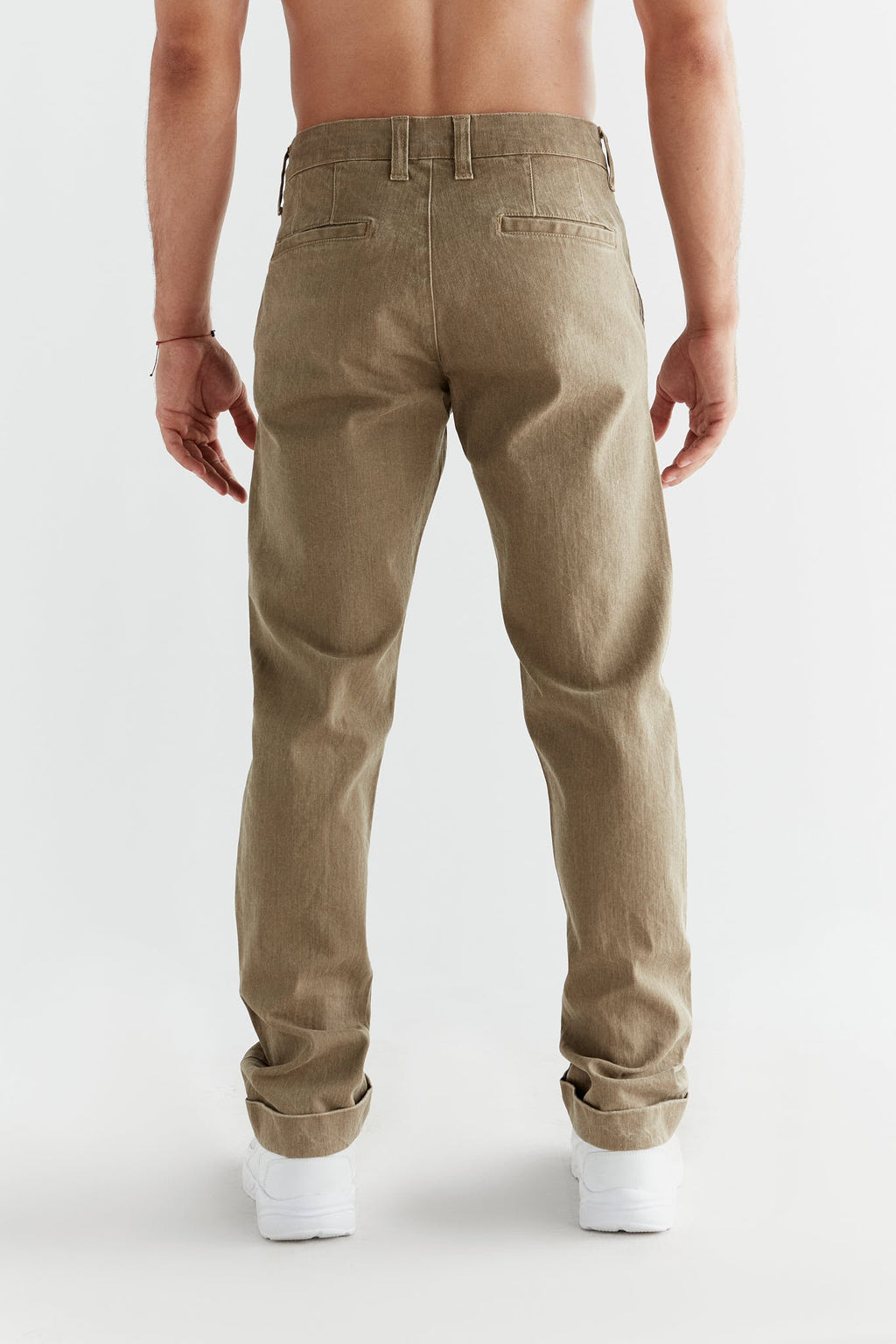 Men's Denim Chinos in Tone Wash, Caribe