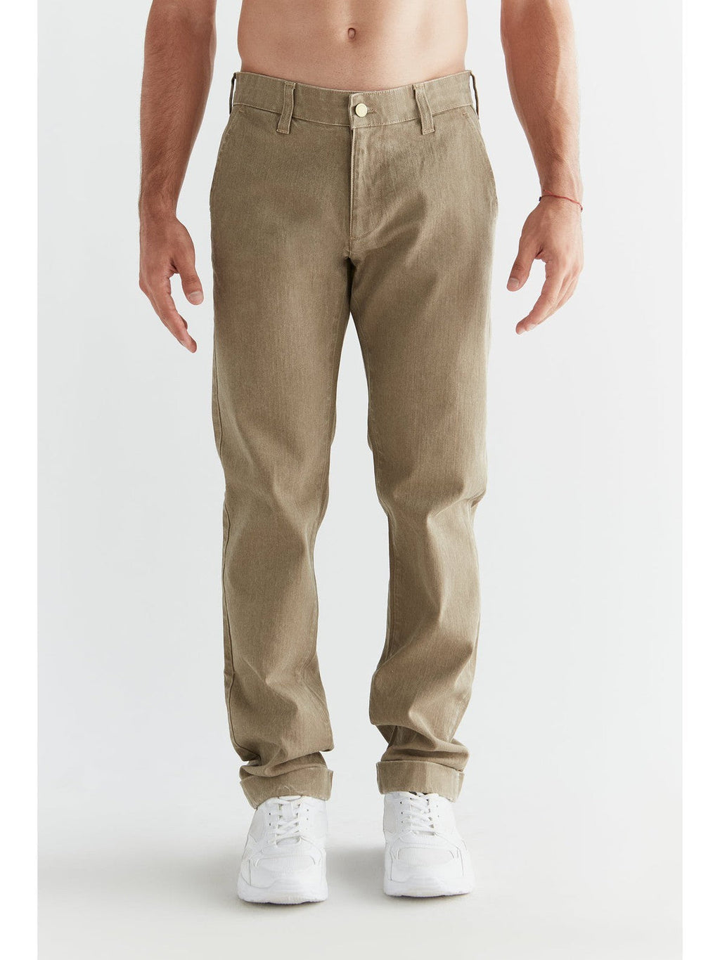 Men's Denim Chinos in Tone Wash, Caribe