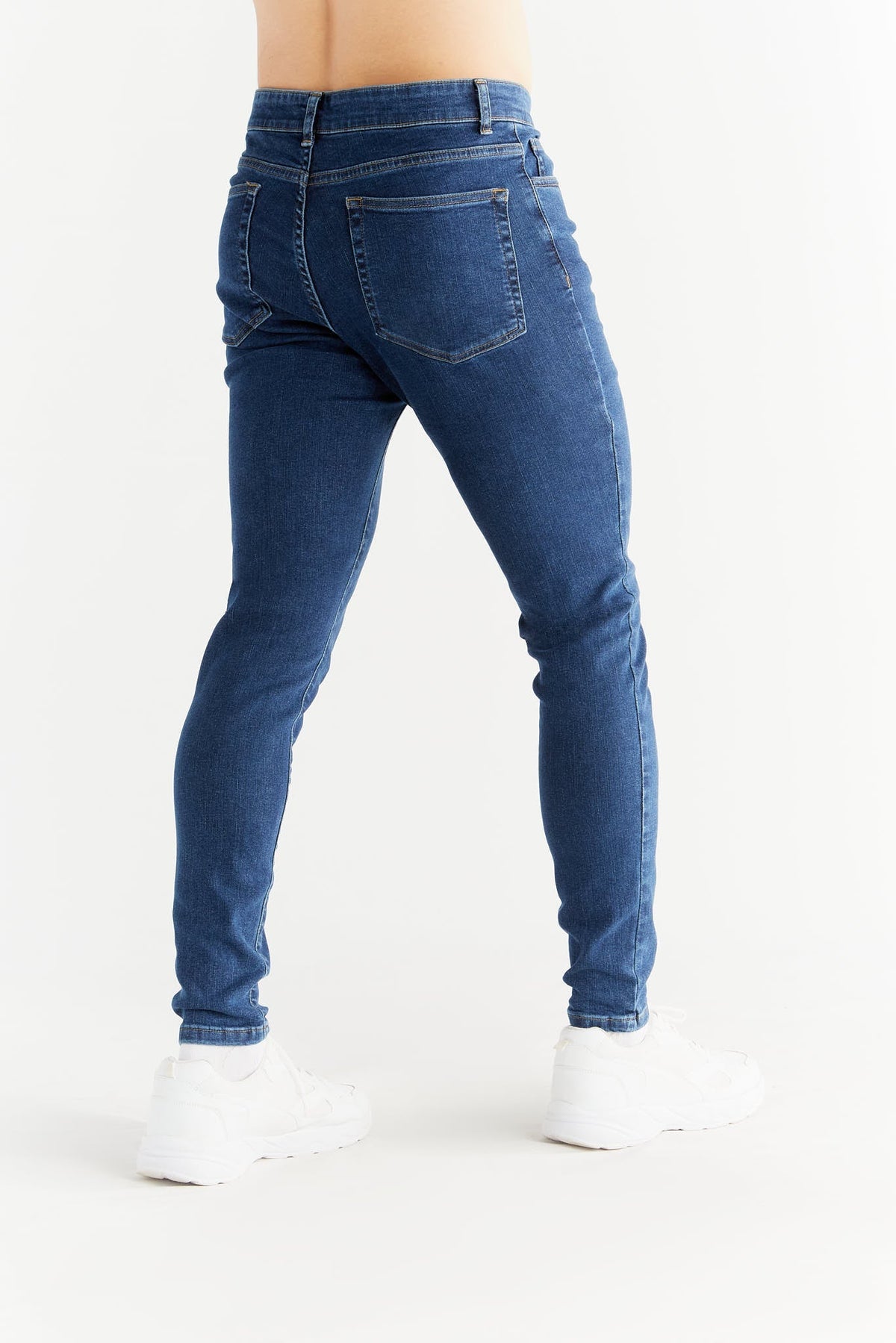 Men's Skinny Fit, Lapis Blue — Evermind, view 3