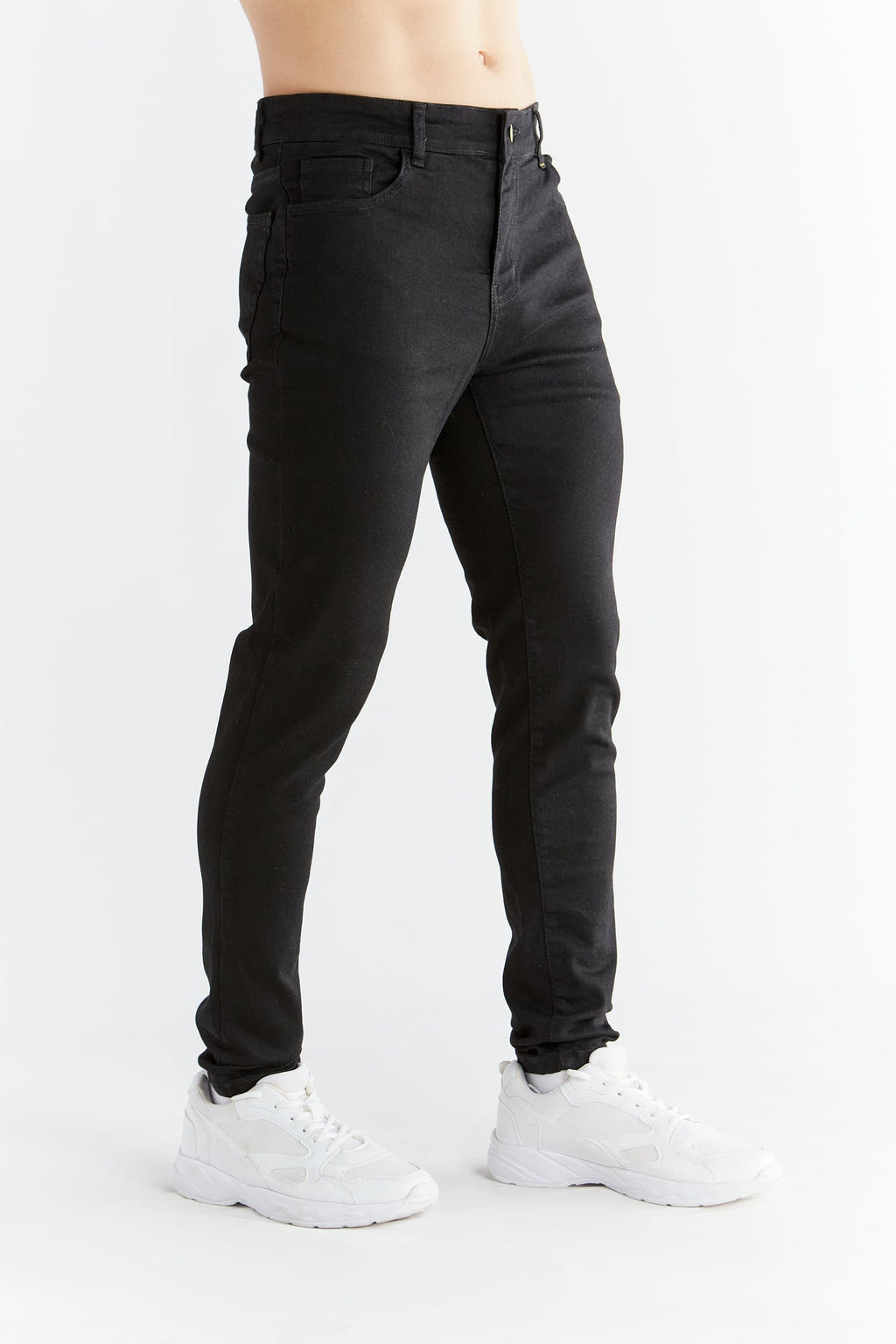 Men's Skinny Fit, Coal Black