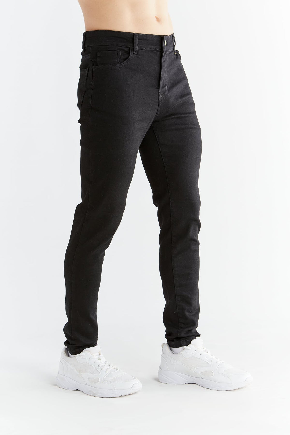 Men's Skinny Fit, Coal Black
