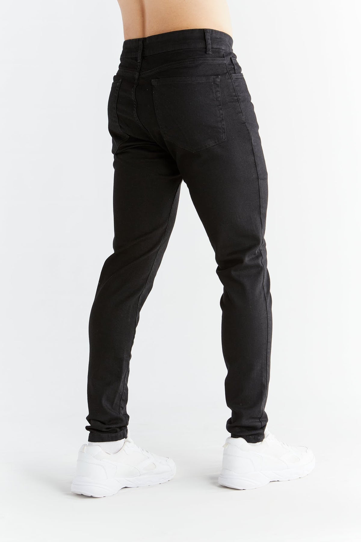 Men's Skinny Fit, Coal Black