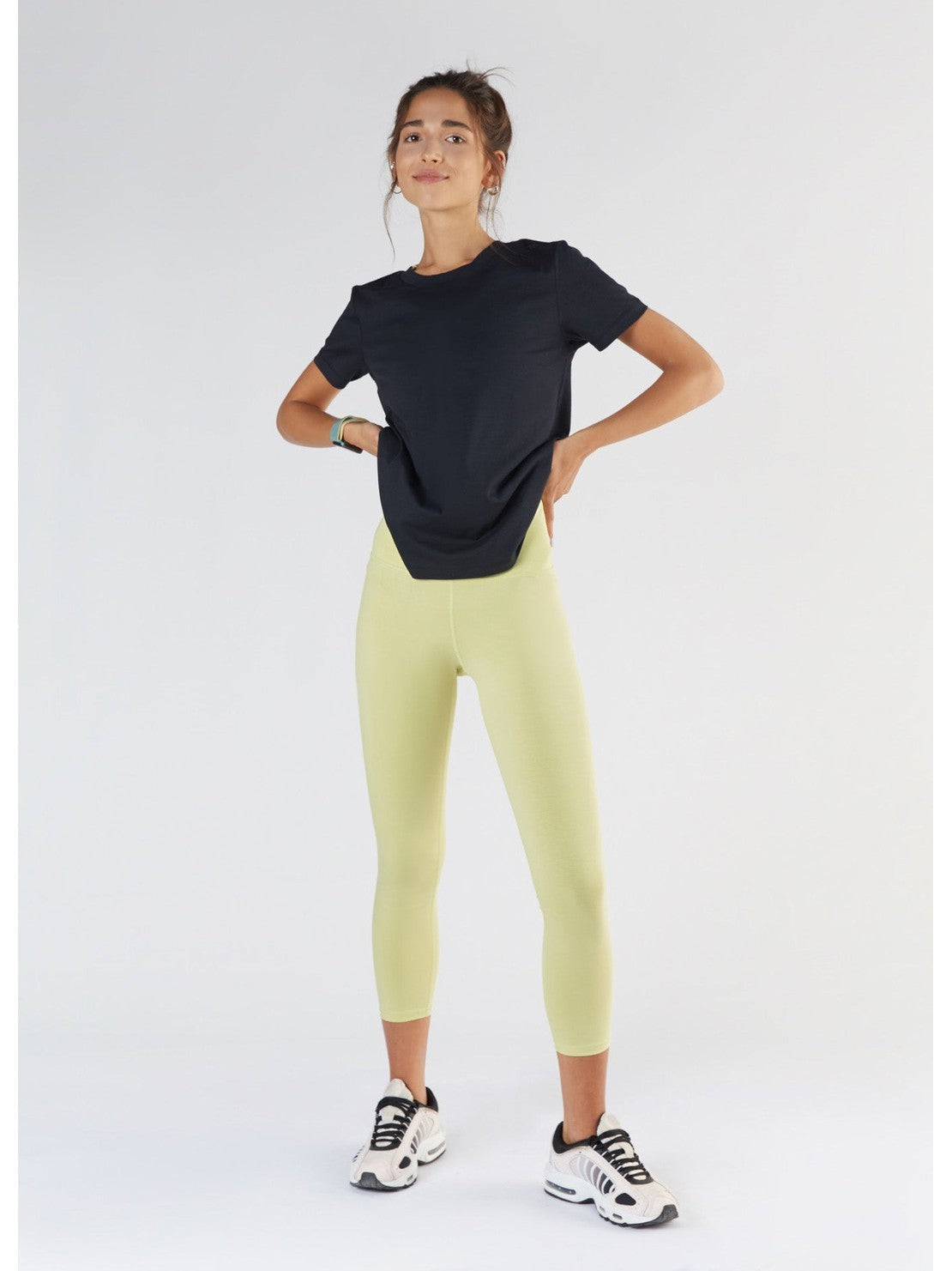 TENCEL™ Active Women's Short Sleeve Top, Black — True North, view 2