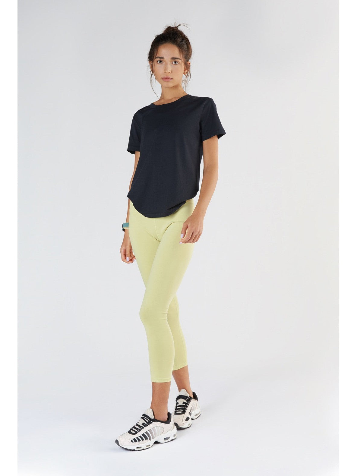 TENCEL™ Active Women's Short Sleeve Top, Black — True North, view 3