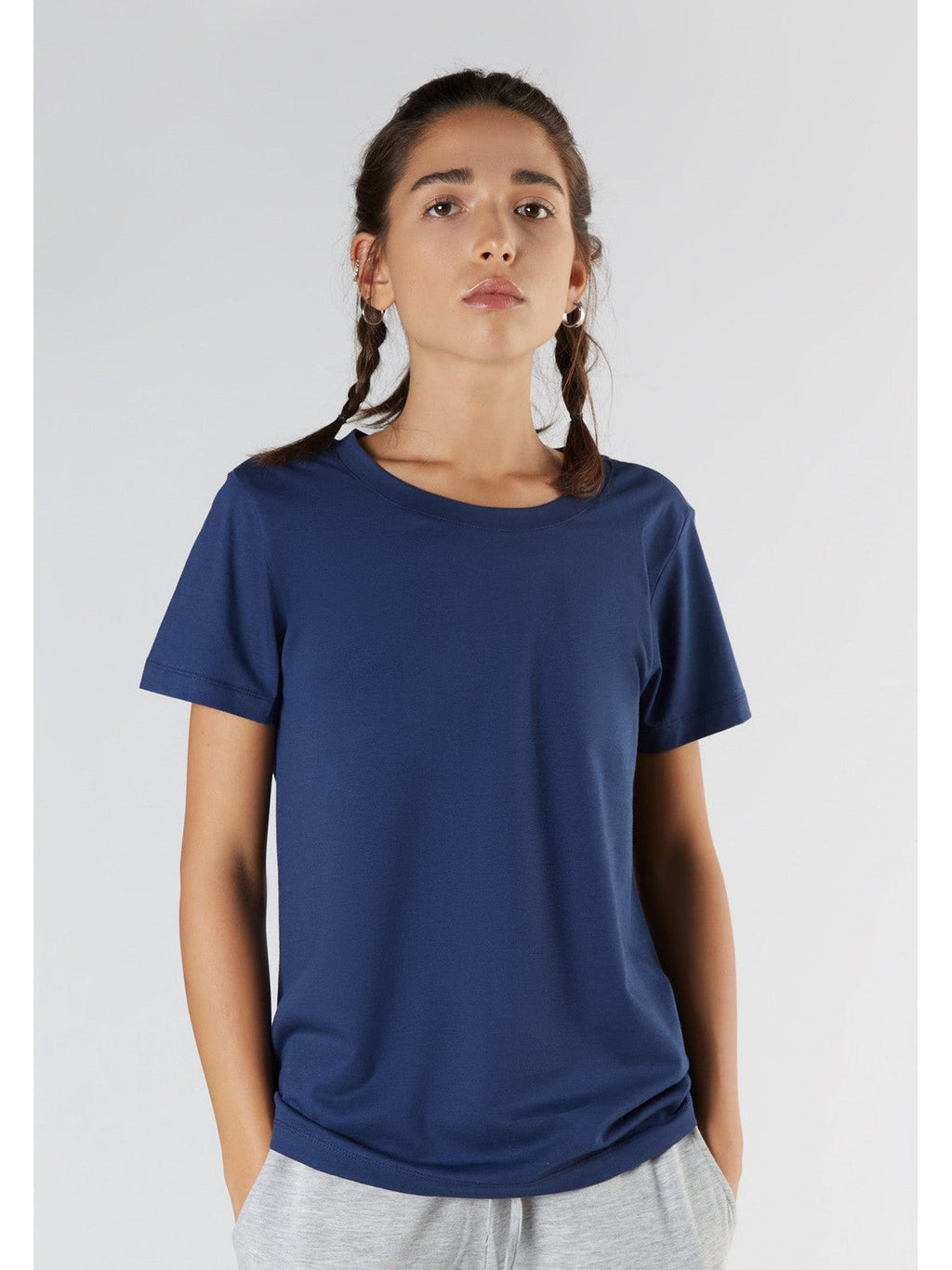 TENCEL™ Active Women's Short Sleeve Top, Navy