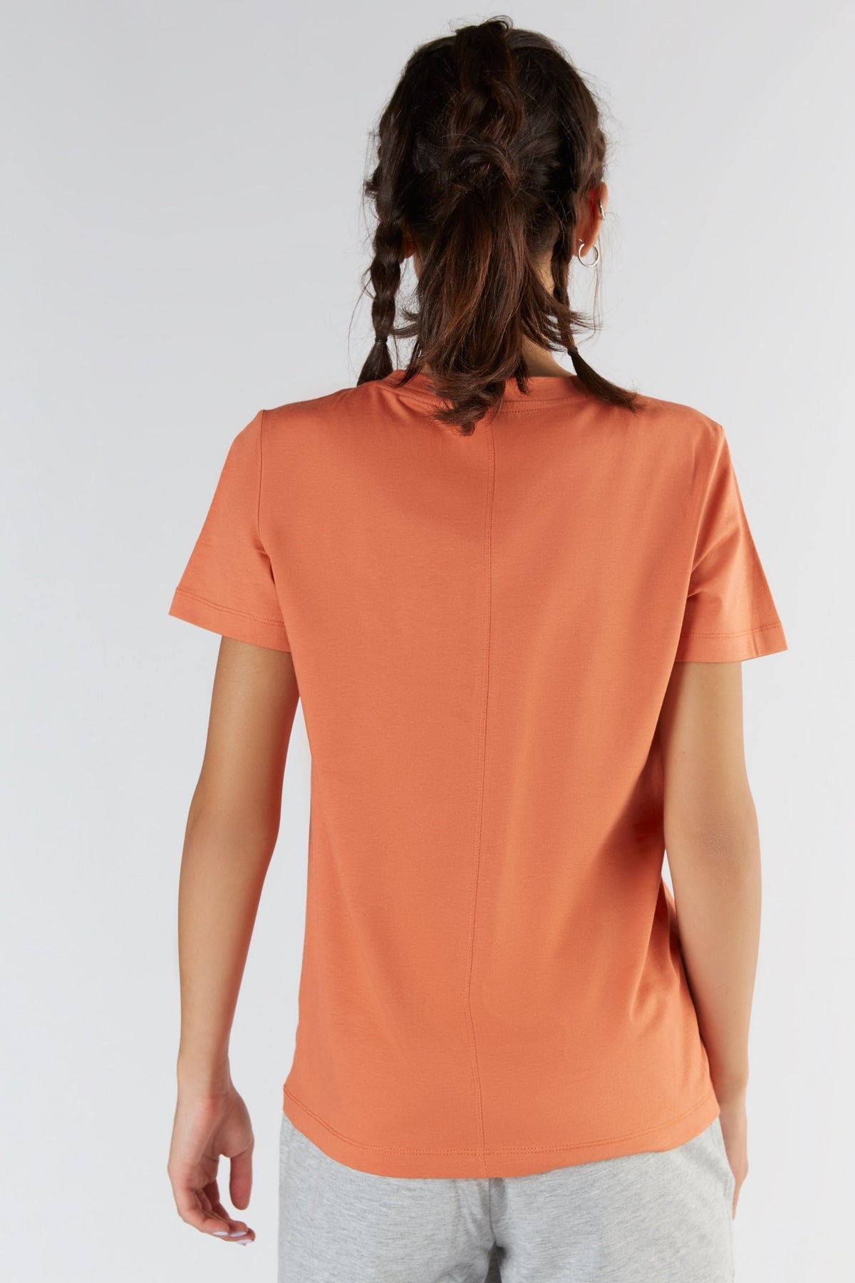 TENCEL™ Active Women's Short Sleeve Top, Soap Nut — True North, view 2