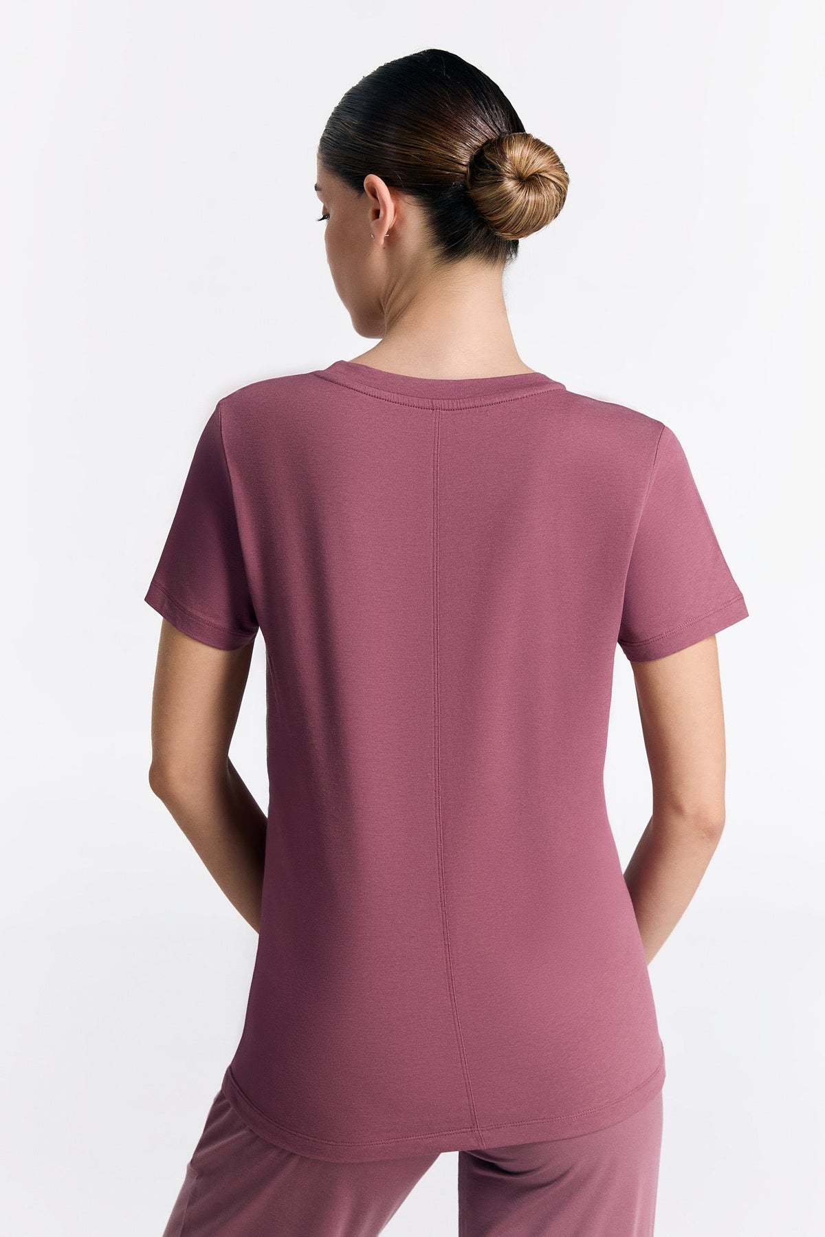 TENCEL™ Active Women's Short Sleeve Top, Nocturne — True North, view 3