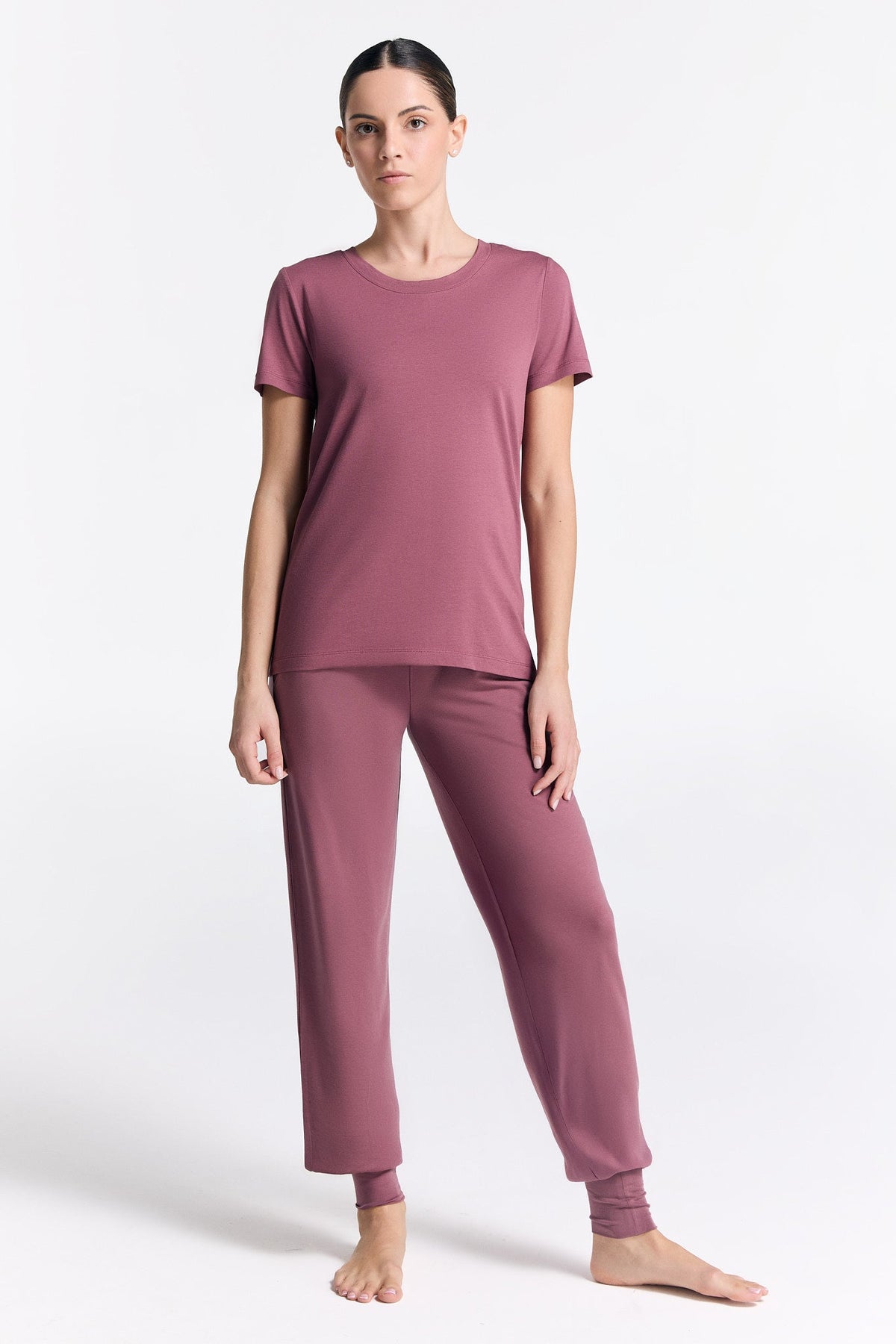 TENCEL™ Women's Yoga Trousers, Nocturne — True North, view 4