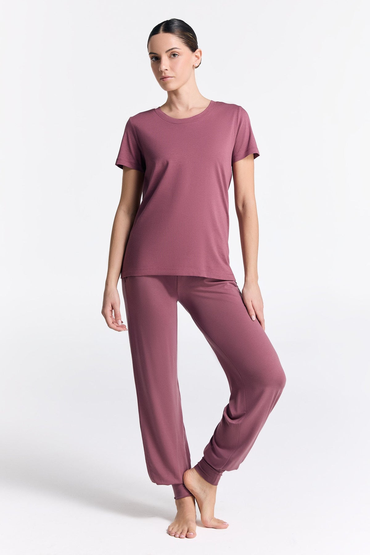 TENCEL™ Women's Yoga Trousers, Nocturne — True North, view 5