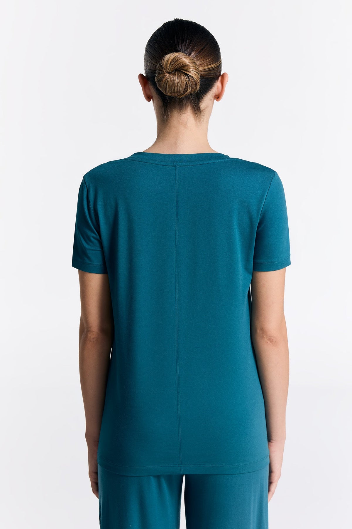 TENCEL™ Active Women's Short Sleeve Top, Dragonfly — True North, view 4