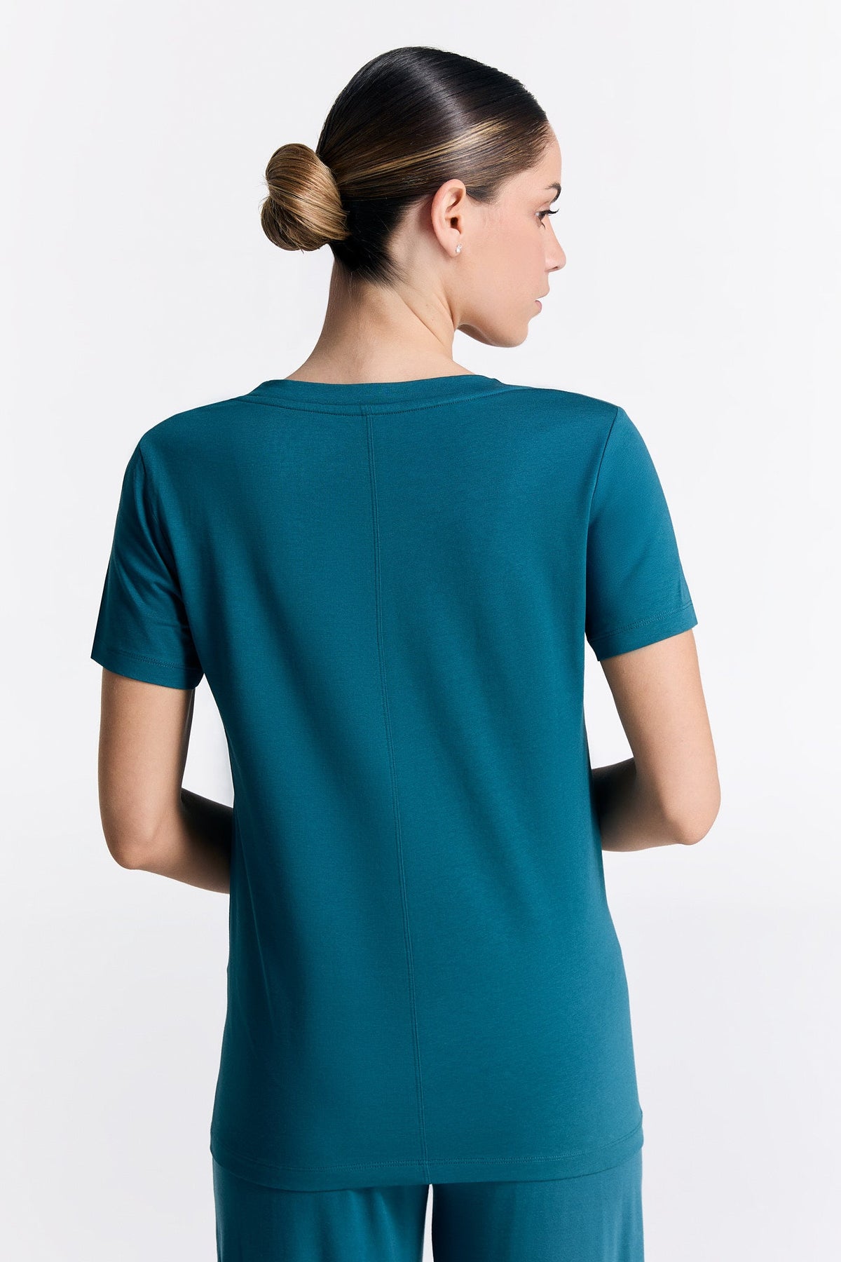 TENCEL™ Active Women's Short Sleeve Top, Dragonfly — True North, view 5