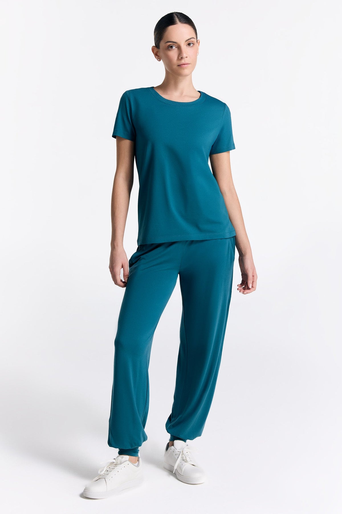 TENCEL™ Women's Yoga Trousers, Dragonfly — True North, view 4