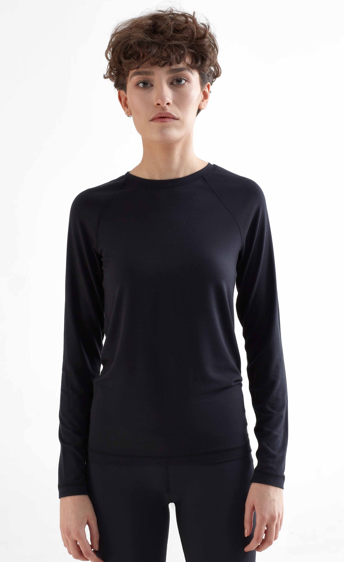 TENCEL™ Women's Long Sleeve Top, Black — True North