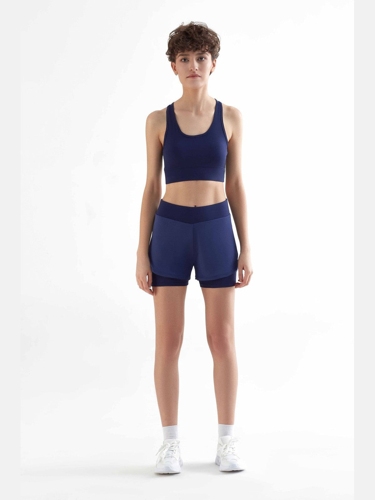 Women's Sport Bra Recycled, Navy