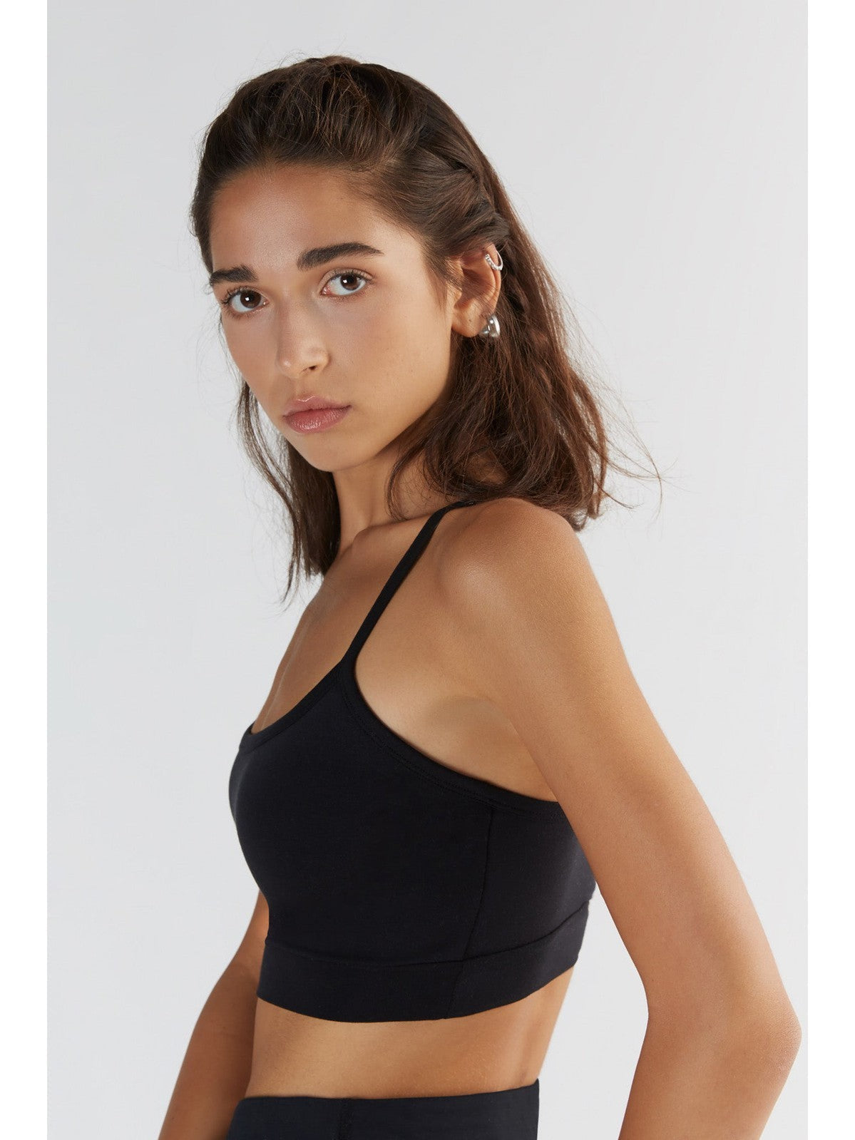 TENCEL™ Active Women's Bra Top, Black — True North, view 2