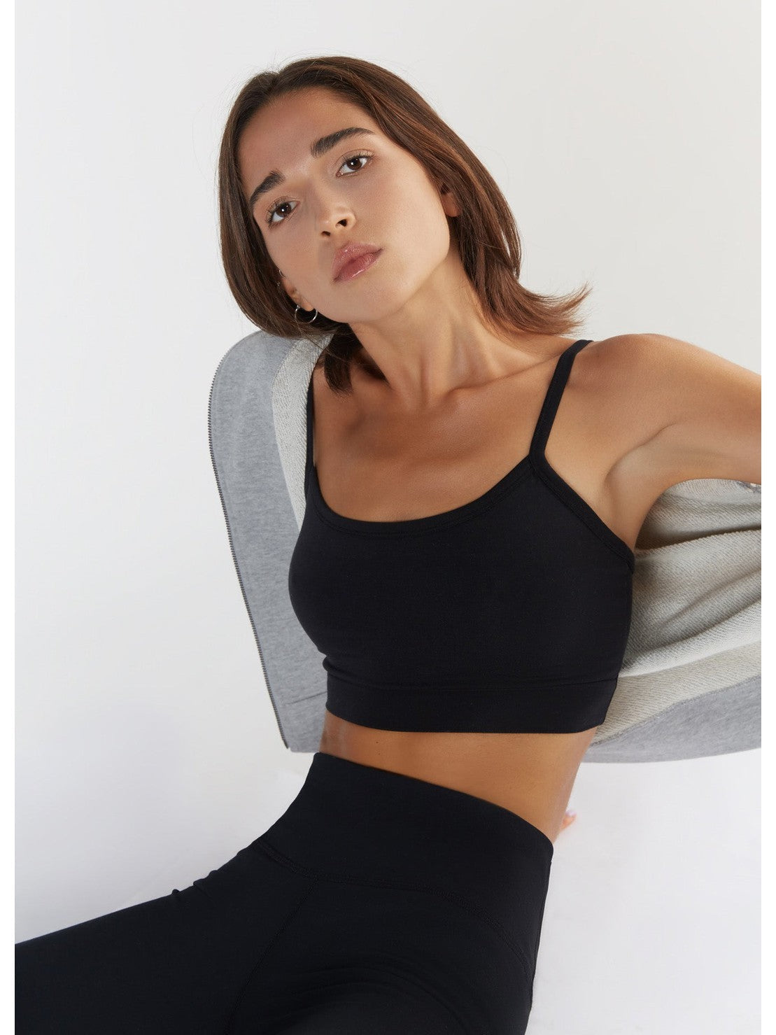 TENCEL™ Active Women's Bra Top, Black — True North, view 5