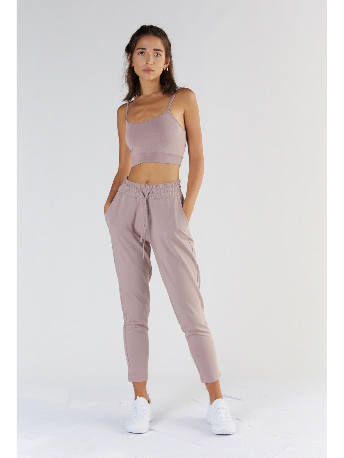 TENCEL™ Active Women's Bra Top, Lilac — True North, view 2
