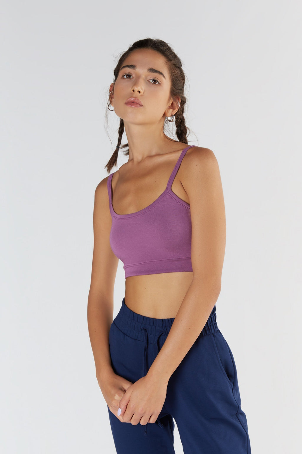 TENCEL™ Active Women's Bra Top, Purple Nitro