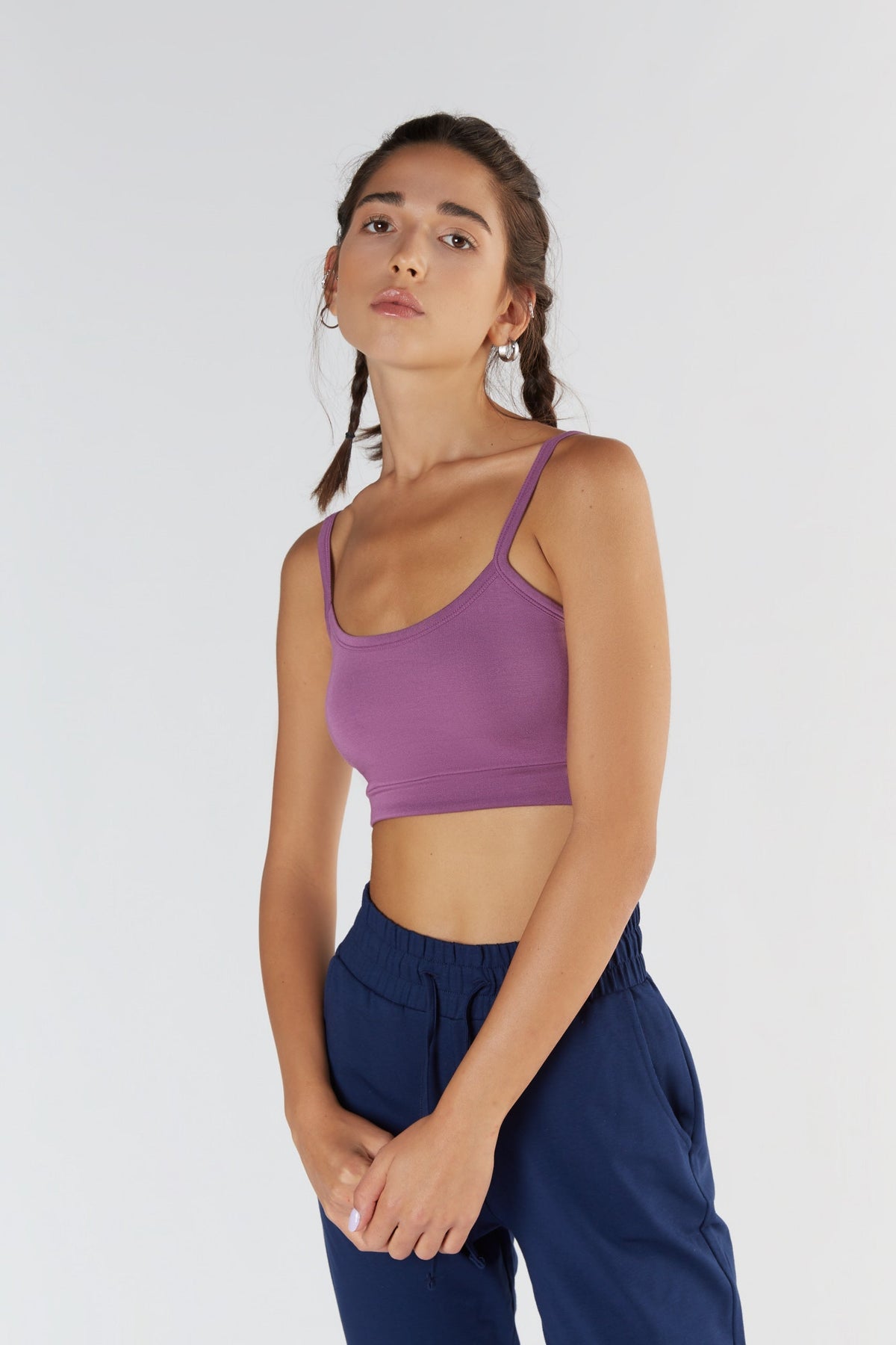 TENCEL™ Active Women's Bra Top, Purple Nitro