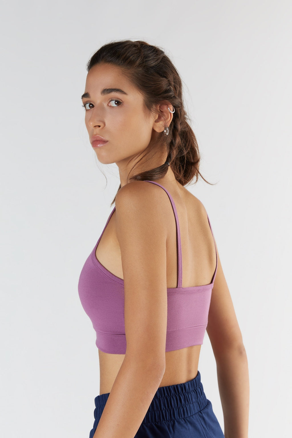 TENCEL™ Active Women's Bra Top, Purple Nitro