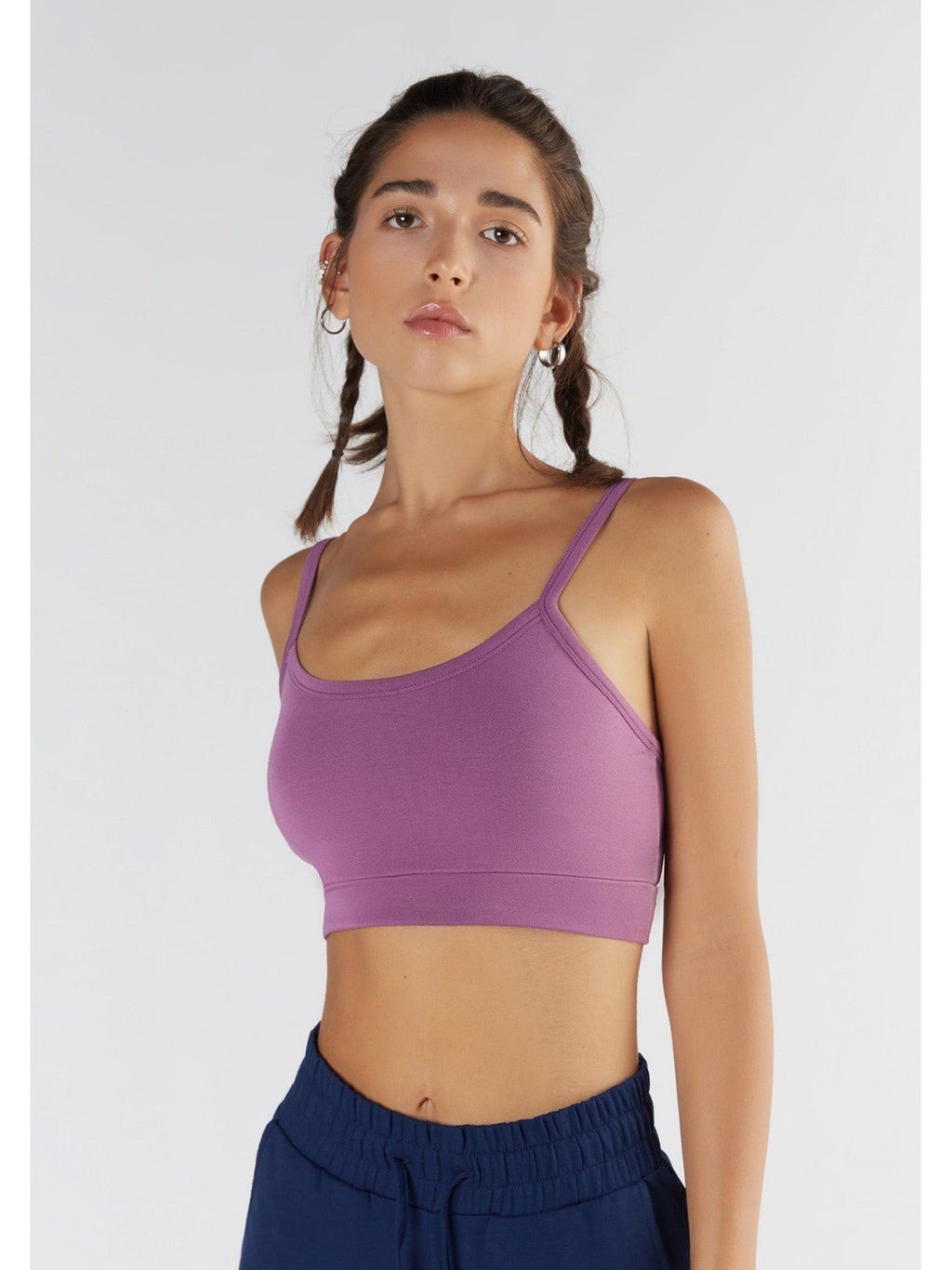 TENCEL™ Active Women's Bra Top, Purple Nitro