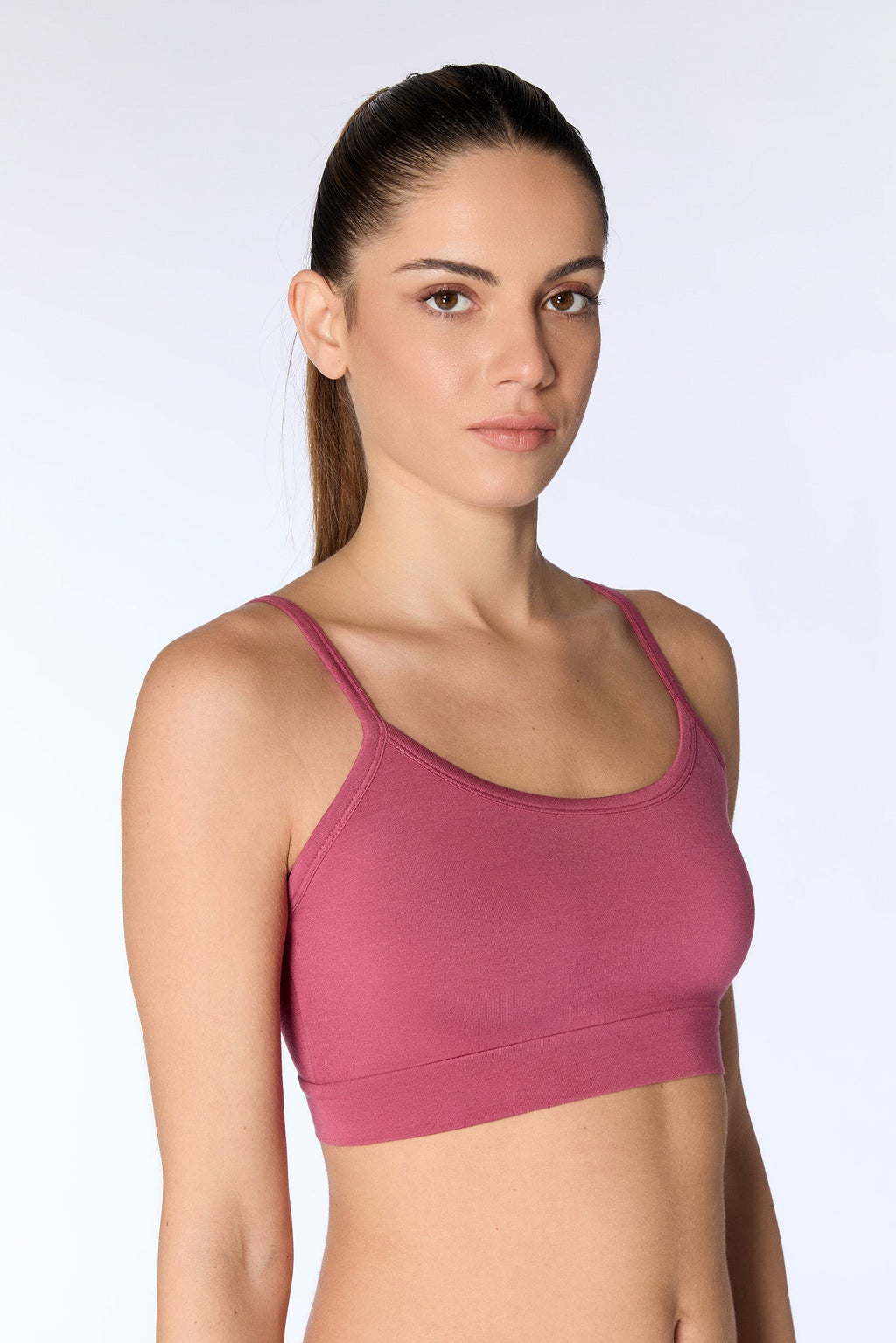 TENCEL™ Active Women's Bra Top - Rose Wine