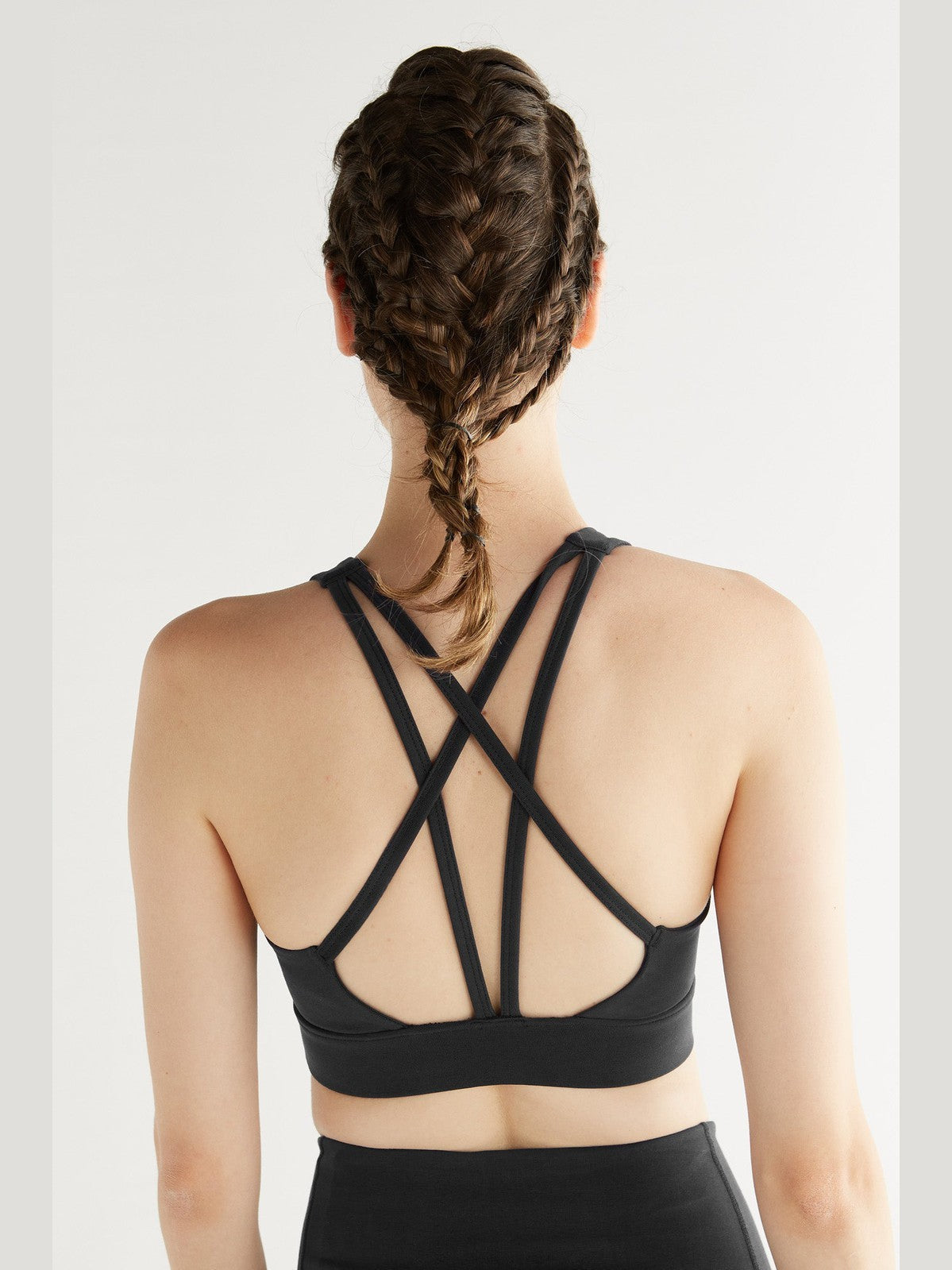 Women's Yoga Top Recycled, Black